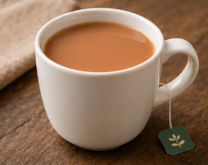 Regular tea with milk
