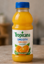 Tropicana Smooth Orange Juice bottle  