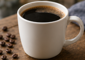 Regular Americano black coffee