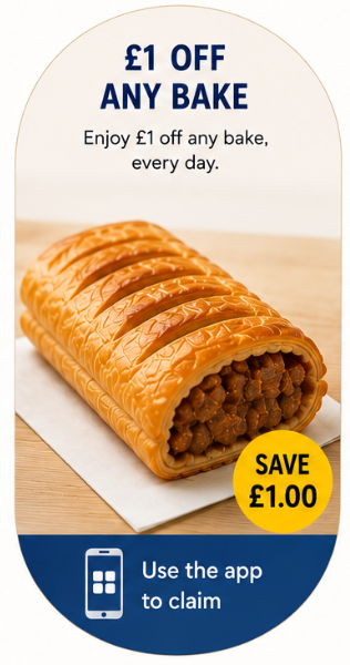 One pound off any bake promotional offer