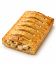 Chicken bake with golden puff pastry