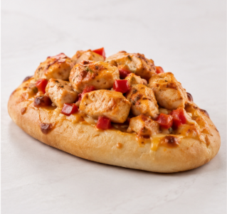 Mexican chicken baguette with seasoned chicken