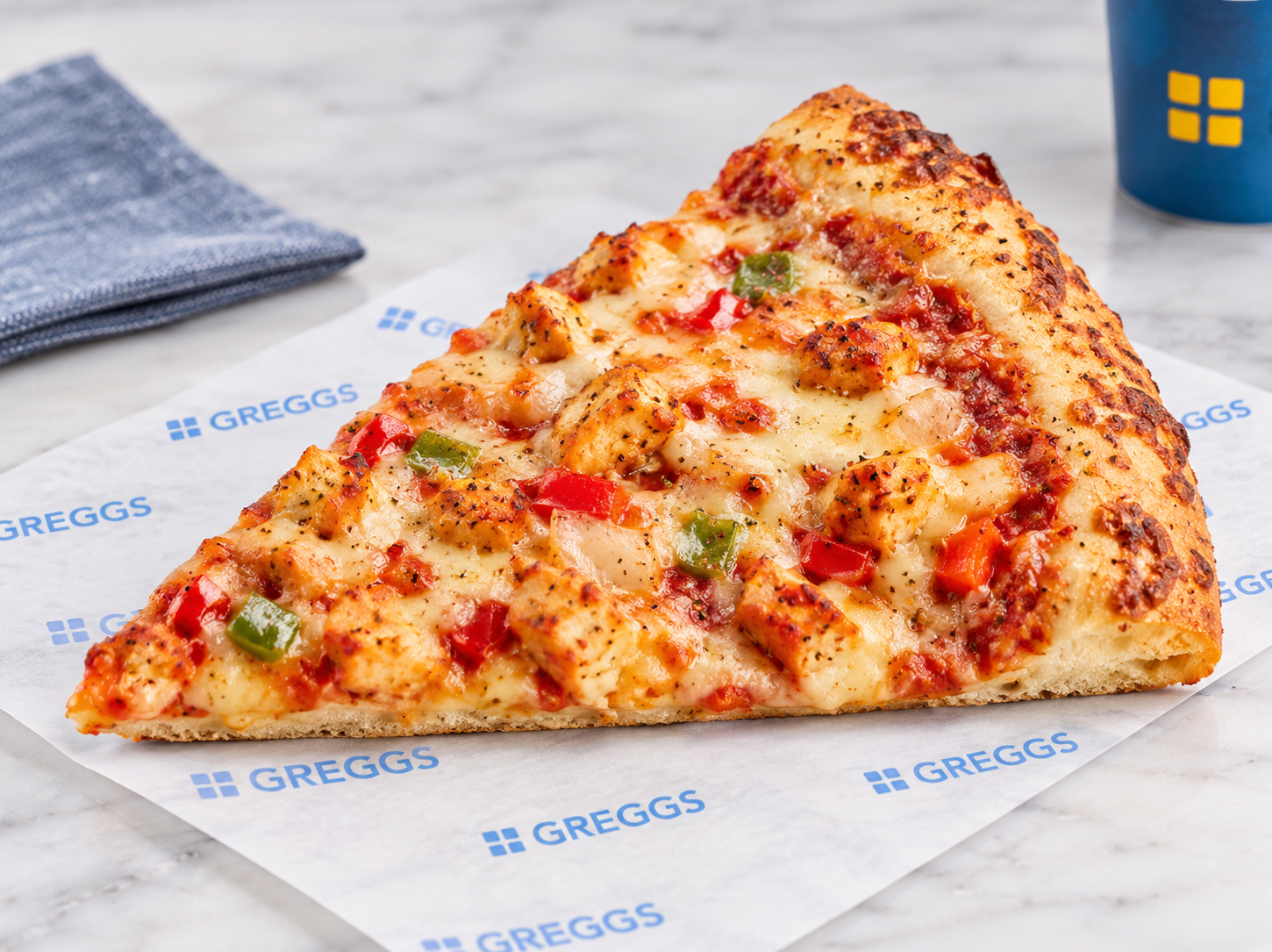 Greggs Spicy Chicken Pizza